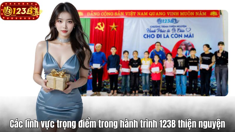 123B Thiện Nguyện – Hành Trình Lan Tỏa Trách Nhiệm Xã Hội Các lĩnh vực trọng điểm trong hành trình 123B thiện nguyện