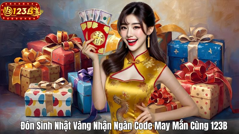 Đón Sinh Nhật Vàng Nhận Ngàn Code May Mắn Cùng 123B Đón Sinh Nhật Vàng Nhận Ngàn Code May Mắn Cùng 123B