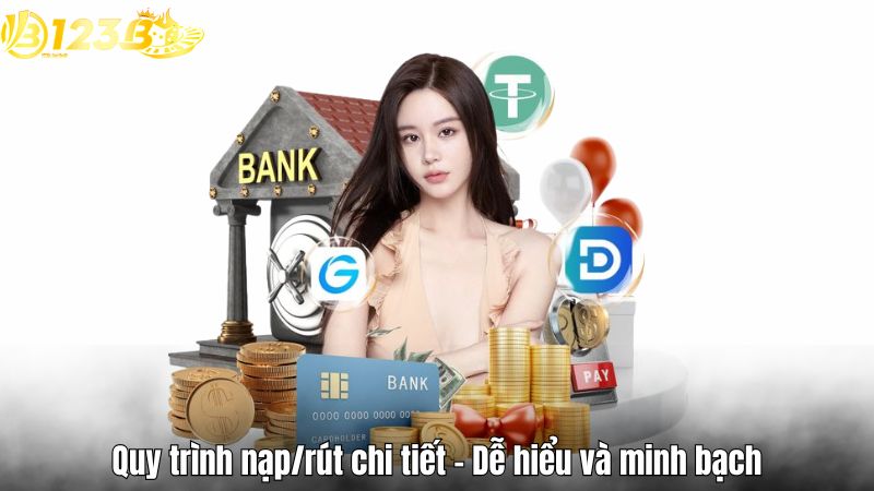 Quy trình nạp/rút chi tiết – Dễ hiểu và minh bạch